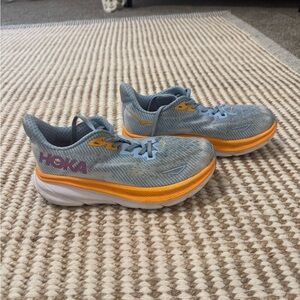Hoka Running Shoes - Blue and Orange